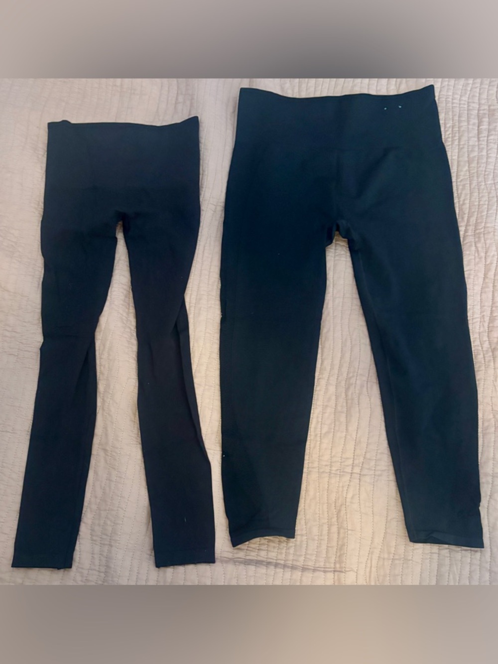 Assets By Spanx Black High-Rise Leggings and Tek Gear Black High Rise Leggings